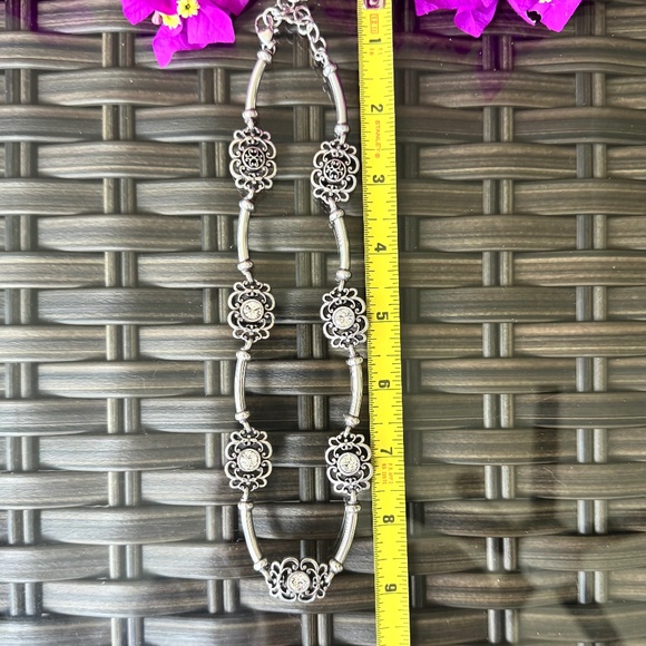 Brighton Swarovski Crystal Silver Necklace ~ Never Worn! - Picture 5 of 5